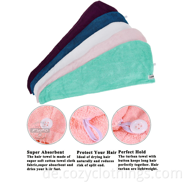 Microfiber Hair Towel Wrap